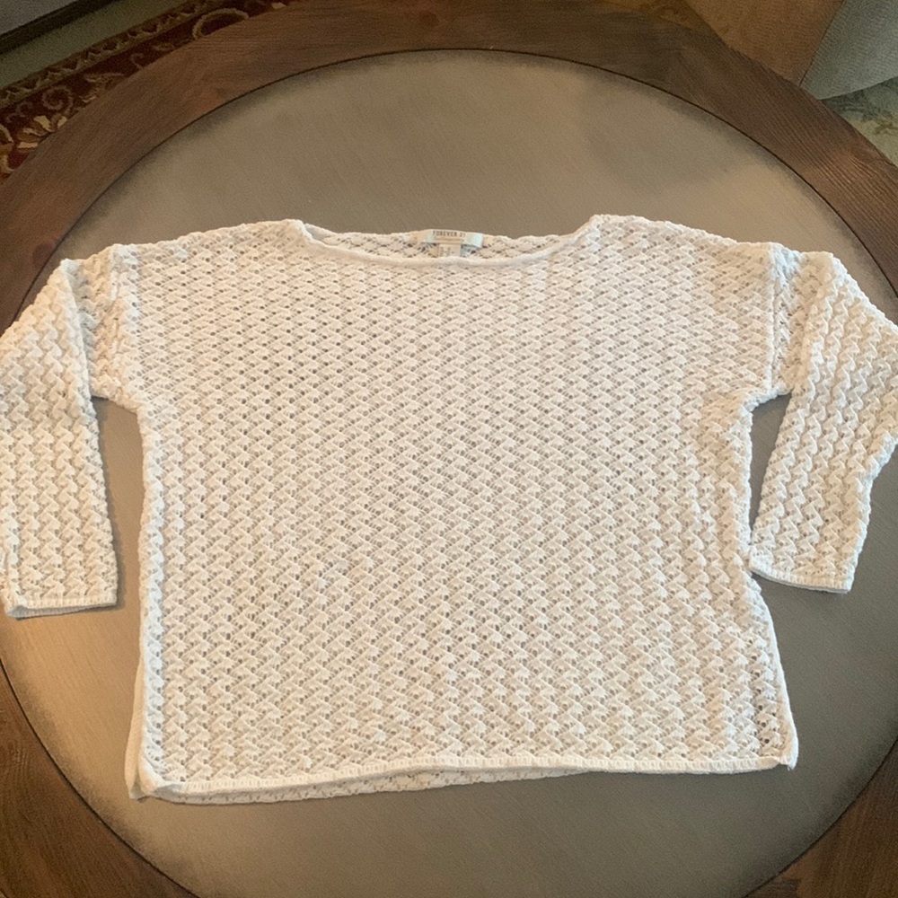 Forever 21 White Sweater